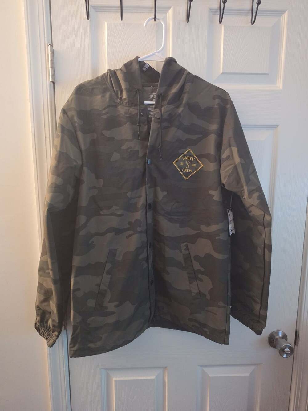 Salty Crew Camo Windbreaker Jacket